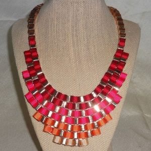 MARK BY AVON CHUNKY GOLD TONED 14.5" LONG CHOKER NECKLACE